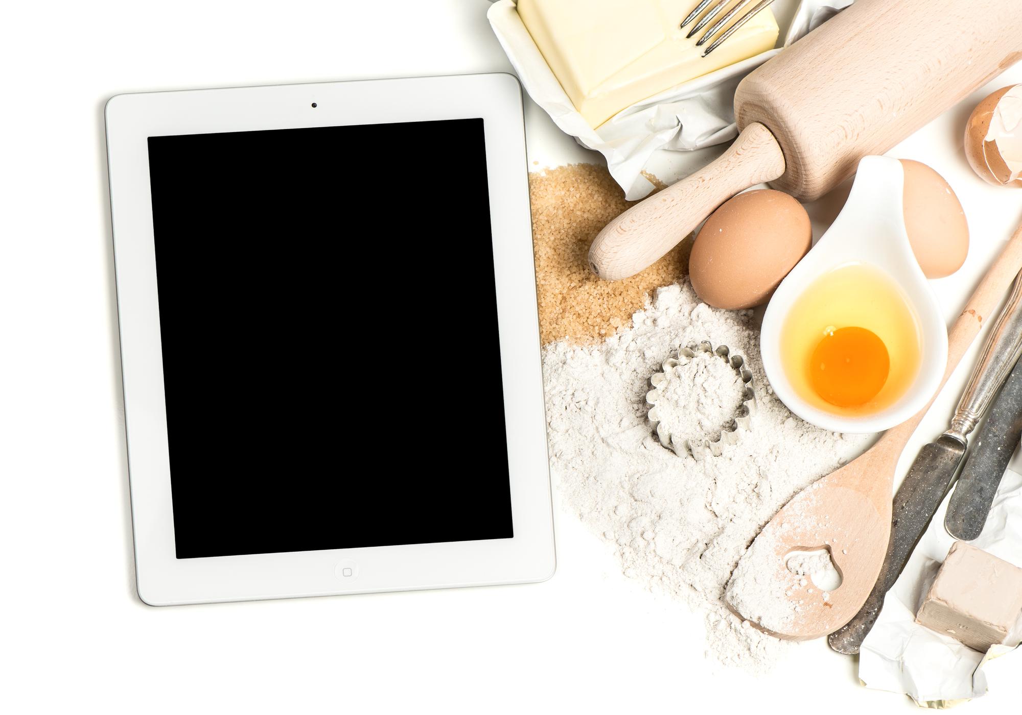 Course catalog on a tablet