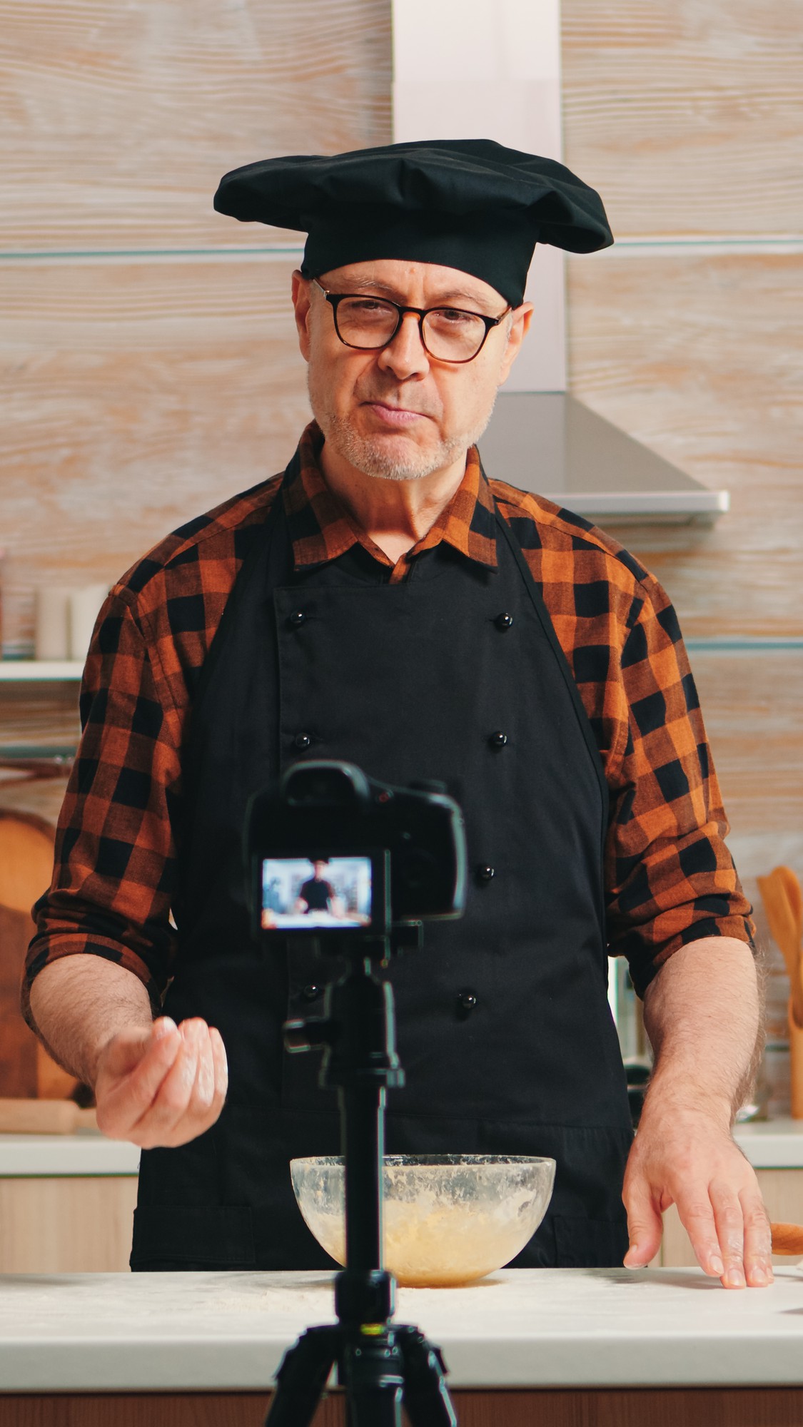 Portrait of head chef